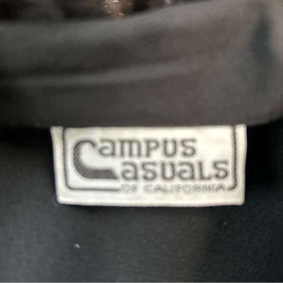 Vintage Campus Casual Of California Black Feather Accent Blazer‎ Whimsigoth - Picture 10 of 12